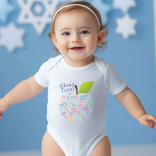 🍯 🍎🐟 Shana Tova! Happy New Year Baby Bodysuit