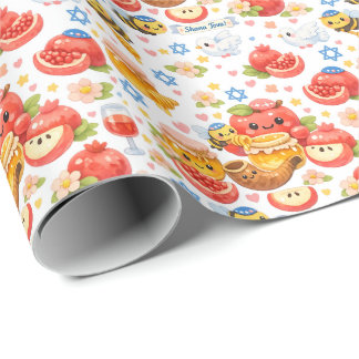 Shana Tova Holiday Wrap Wrapping Paper