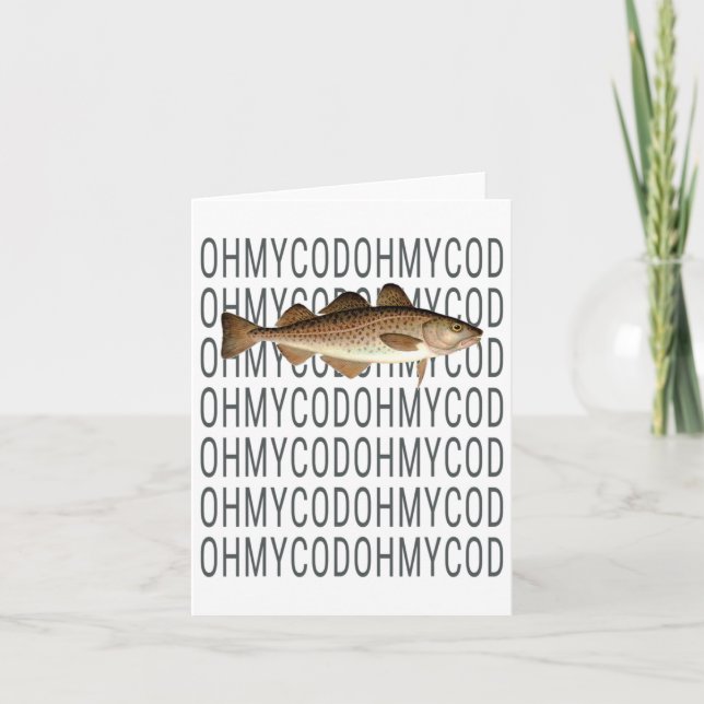 Shane Awesome - Oh My Cod Fish  Card (Front)