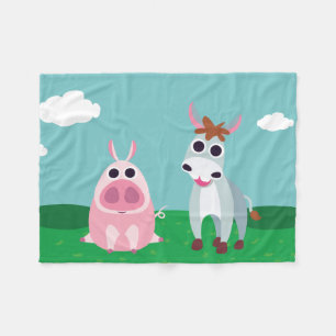 Shane & Leary at Daytime Fleece Blanket