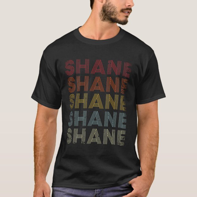 Shane Retro Style T-Shirt (Front)