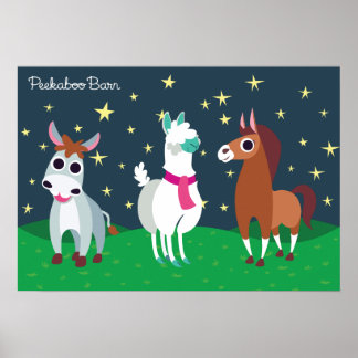 Shane, Tommy, and Zora at Night Poster