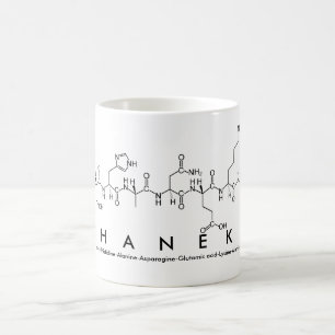 Shaneka peptide name mug