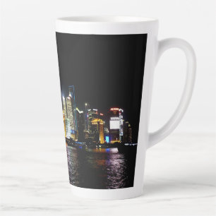Shanghai at Night Latte Mug