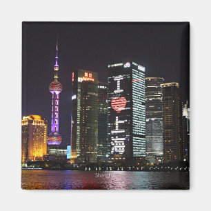 Shanghai at Night Magnet
