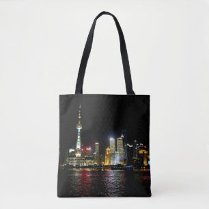 Shanghai at Night Tote Bag
