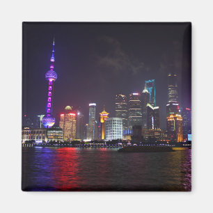 Shanghai by night magnet