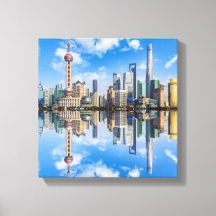 Shanghai canvas print