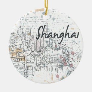 Shanghai Ceramic Tree Decoration