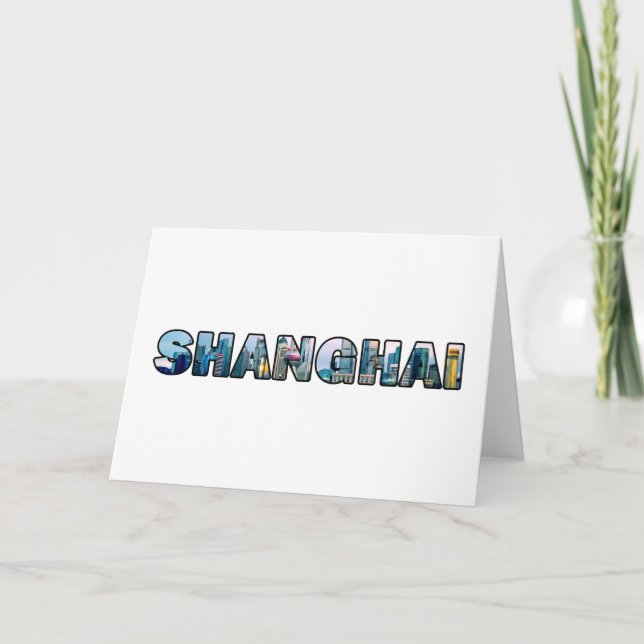 Shanghai China Card (Front)