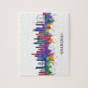 Shanghai China Skyline Jigsaw Puzzle