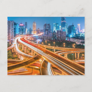 Shanghai Overpass 2 postcard
