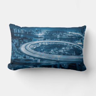 Shanghai Overpass 3 throw pillows