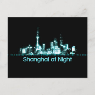 Shanghai Skyline Postcard