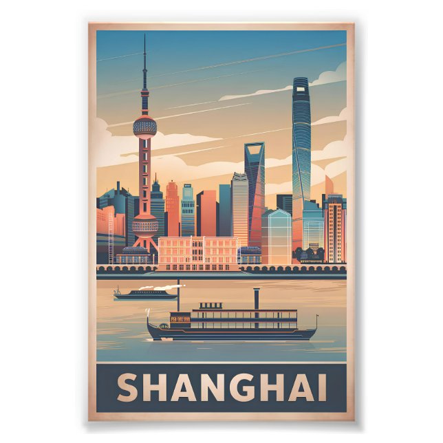 Shanghai vintage photo print (Front)