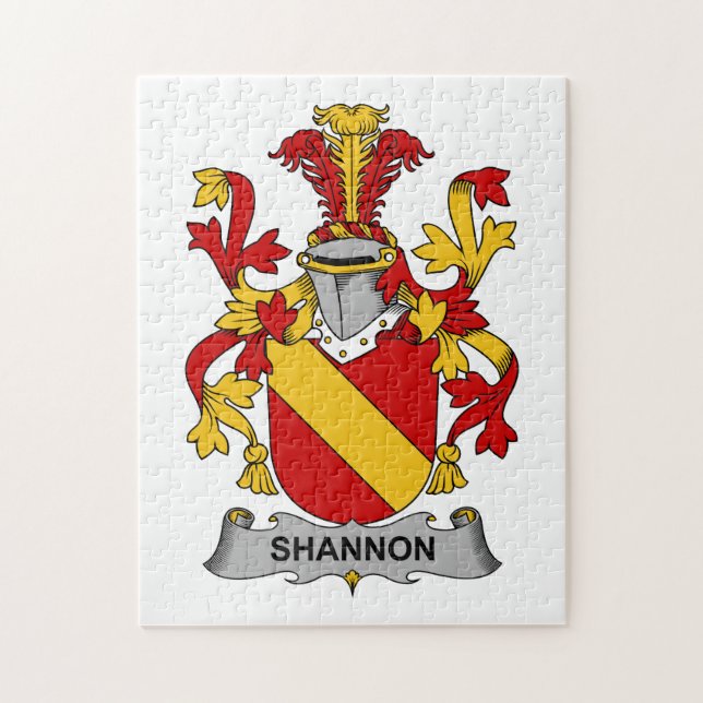 Shannon Family Crest Jigsaw Puzzle (Vertical)