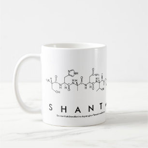 Shanta peptide name mug
