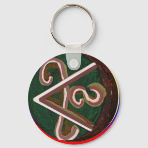 Shanti = Peace Key Ring
