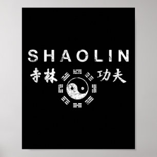 Shaolin Kung Fu Chinese Martial Arts  Poster