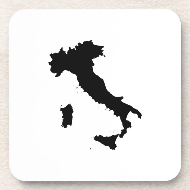 Shape of Italy Coaster (Front)