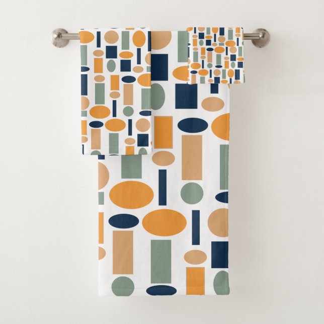 Shape Pattern  Bath Towel Set (Insitu)