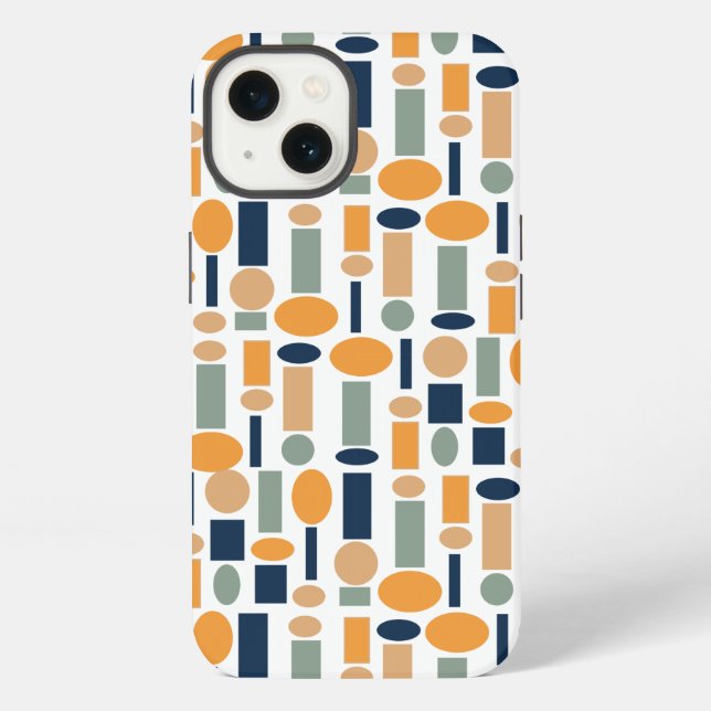 Shape Pattern  iPhone Case (Back)