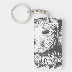Shape: Rectangle (double-sided) Key Ring