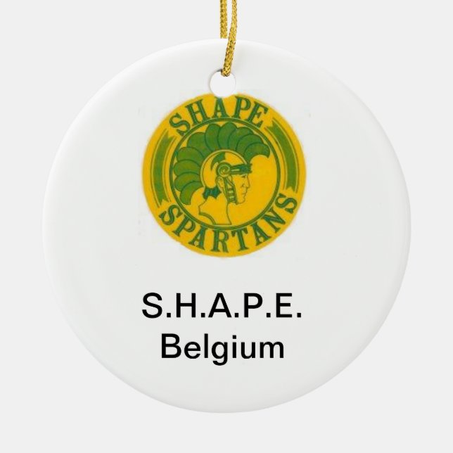 SHAPE SPARTANS ornament (Front)