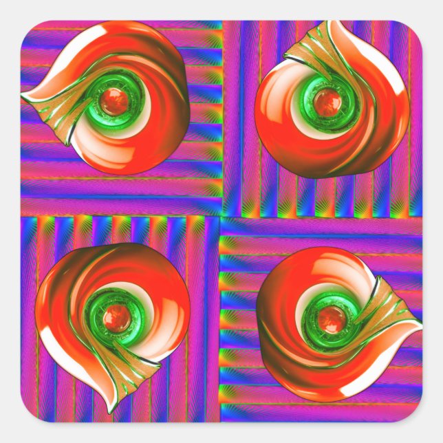 Shape: Square Stickers (Front)