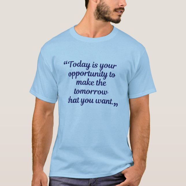 Shape Tomorrow Today Tee (Front)