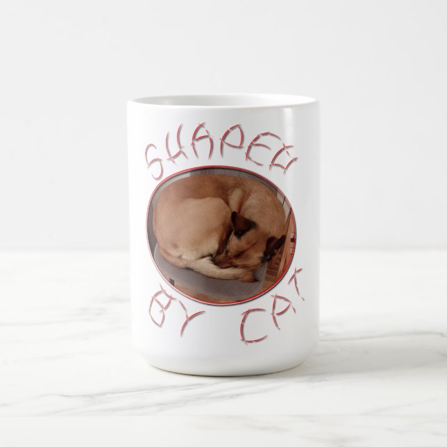 Shaped by cat coffee mug (Center)
