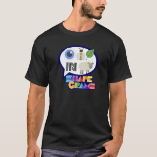 Shapegrams Eye Bee Leaf In Ewe T-Shirt