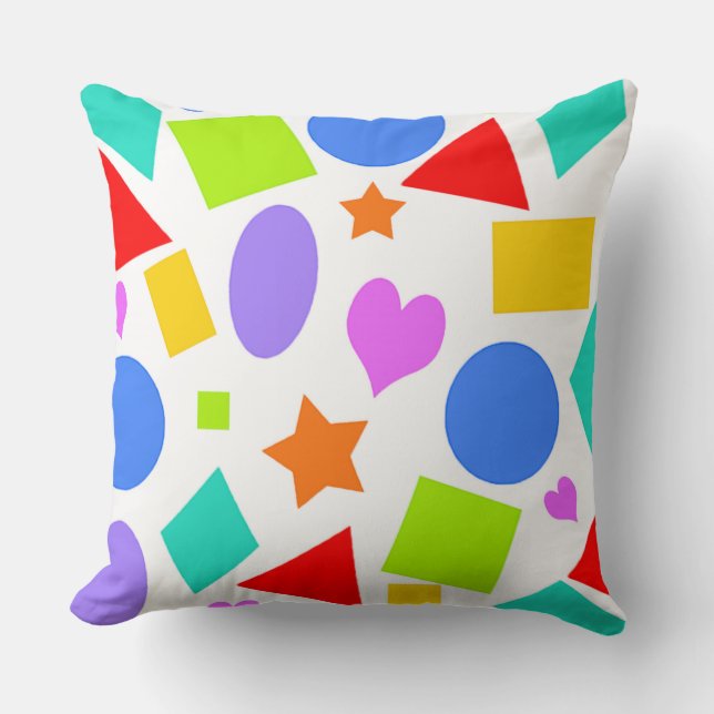 Shapes and Colours Cushion (Front)