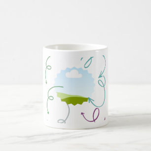 Shapes and Graphic coloured Coffee Mug