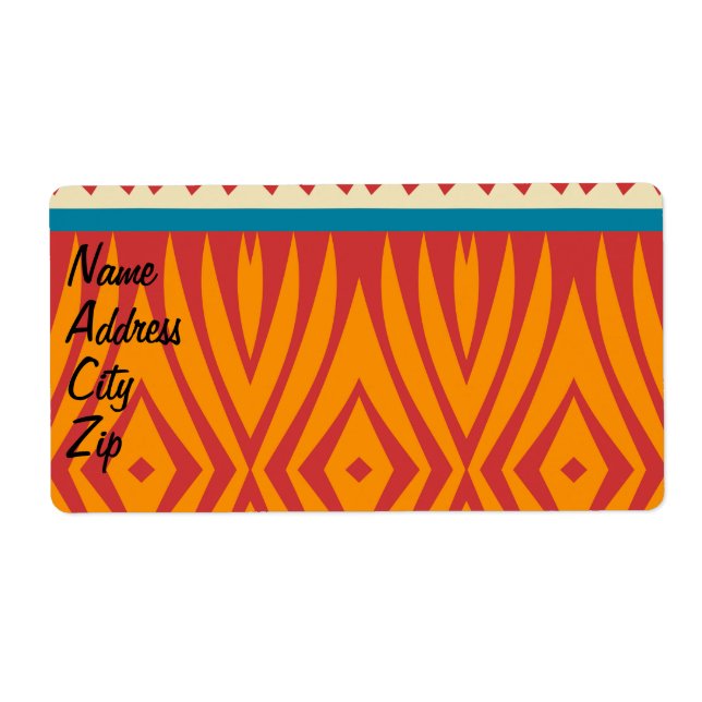 Shapes in retro colours (Front)