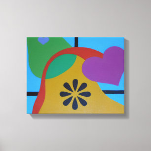 Shapes of Colourful Joy Canvas Print