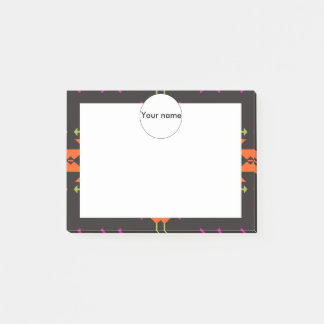 Shapes on a black background 54rt post-it notes