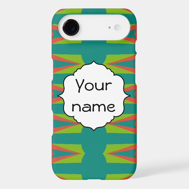 Shapes on an orange background Case-Mate iPhone case (Back)