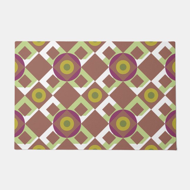 Shapes Pattern Abstract  Doormat (Front)