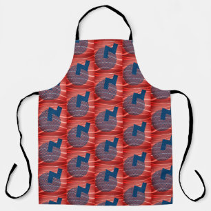 shapes pattern apron