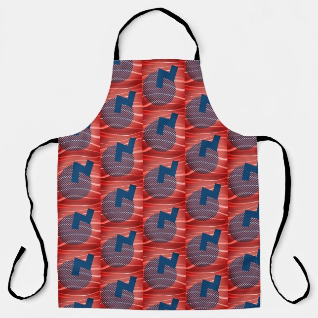shapes pattern  apron (Front)
