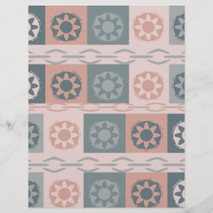 Shapes Pattern Scrapbook Paper: