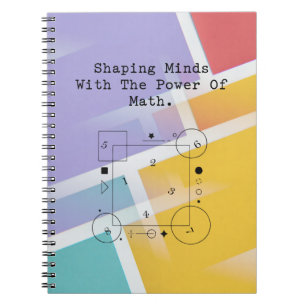 Shaping Minds Math Power Inspiring Education Notebook