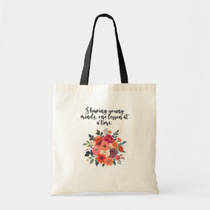 Shaping Young Minds Educator Appreciation Design Tote Bag