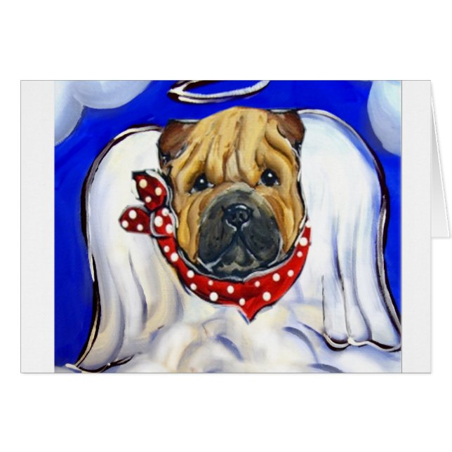 Shar-pei angel (Front Horizontal)