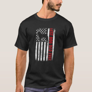 Shar Pei Best Dog Dad Ever American Flag Men Premi T-Shirt