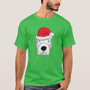 Shar Pei Christmas Funny Birthday Dog Lover Gifts T-Shirt