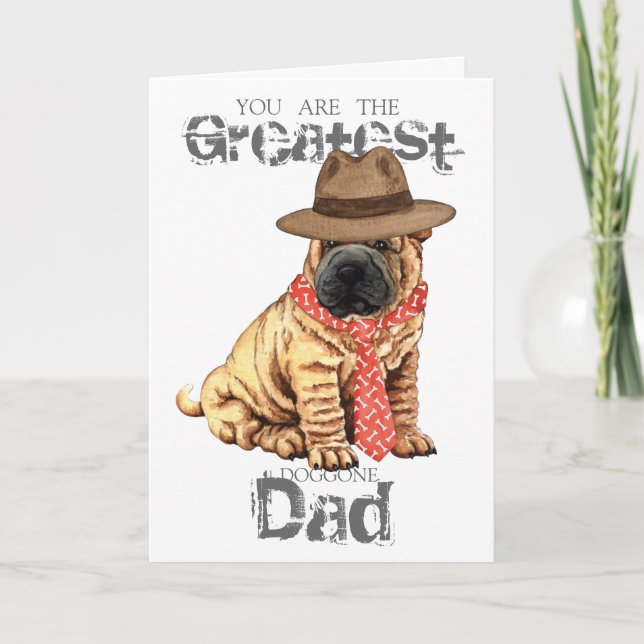 Shar-Pei Dad Card (Front)