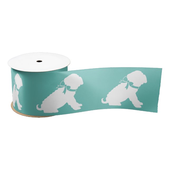 Shar Pei Dog Puppy Satin Ribbon (Spool)