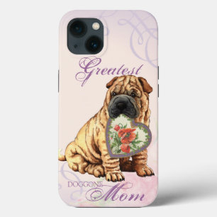Shar-Pei Heart Mum iPhone 13 Case